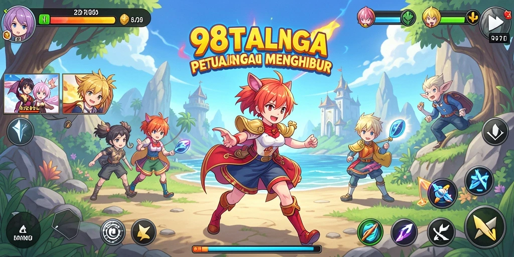 Tampilan gameplay anime yang memukau dari 98TOTO.