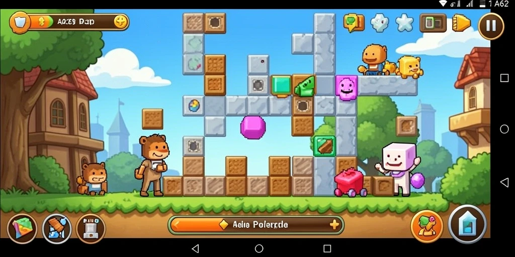 Tampilan gameplay menarik dari AA62 yang penuh tantangan.