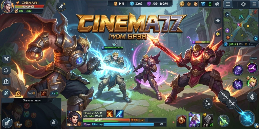 Gameplay intens dan mendebarkan dari CINEMA77 dalam pertempuran tim.