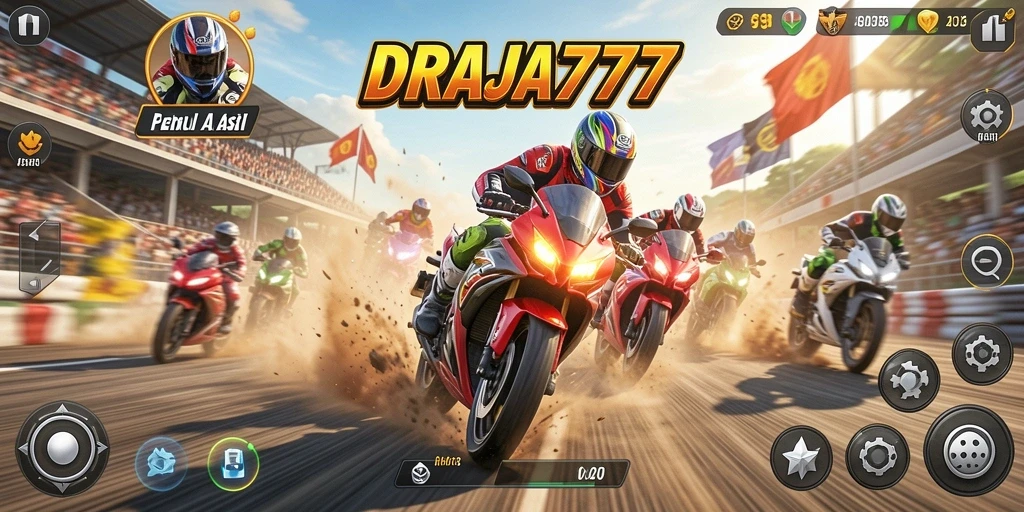 Pengalaman seru balapan motor di DRAJA777.
