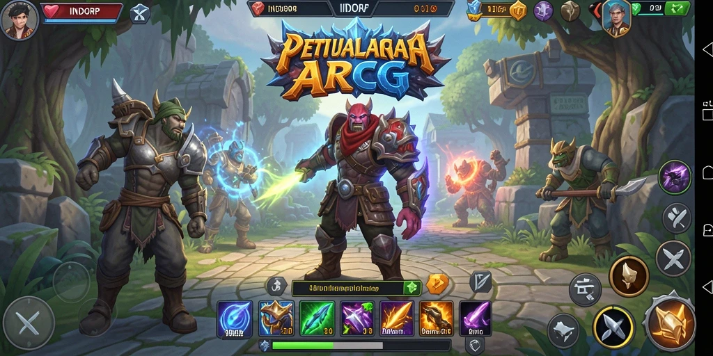 Tampilan gameplay seru dari <strong>INDORP</strong> dengan aksi pertarungan yang mendebarkan.