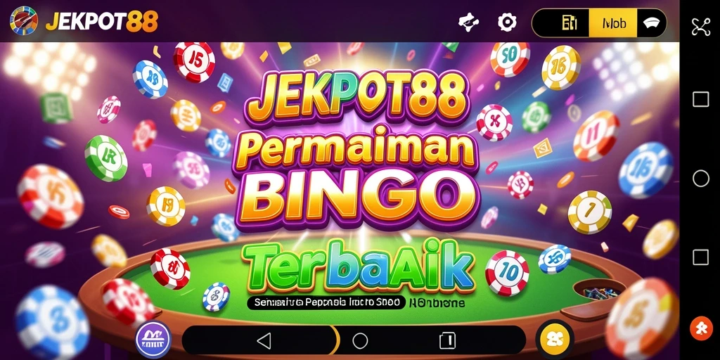 Gameplay seru Bingo di JEKPOT88 menunjukkan interaksi antar pemain.