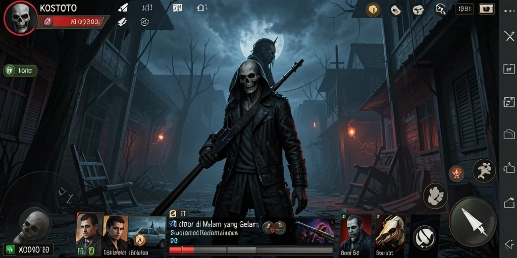 Gambaran menakutkan dari gameplay KOSTOTO yang mencekam.