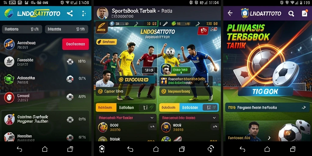 Tampilan antarmuka pengguna LNDOSATTOTO yang modern dan atraktif.