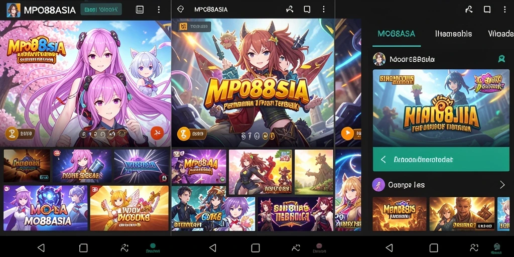 Screenshot menunjukkan karakter anime beraksi dalam permainan seru.