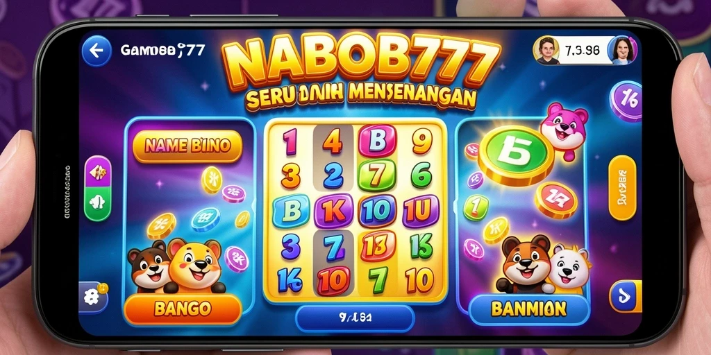 Tangkapan layar NABOB77 menampilkan gameplay seru Bingo.