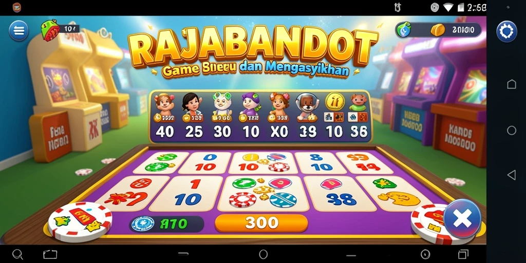 Tampilan gameplay RAJABANDOT yang seru dan mengasyikkan.
