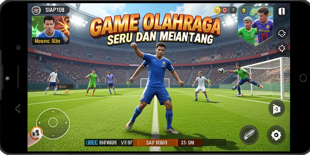 Gameplay seru di SIAP108 menampilkan aksi olahraga yang mendebarkan.