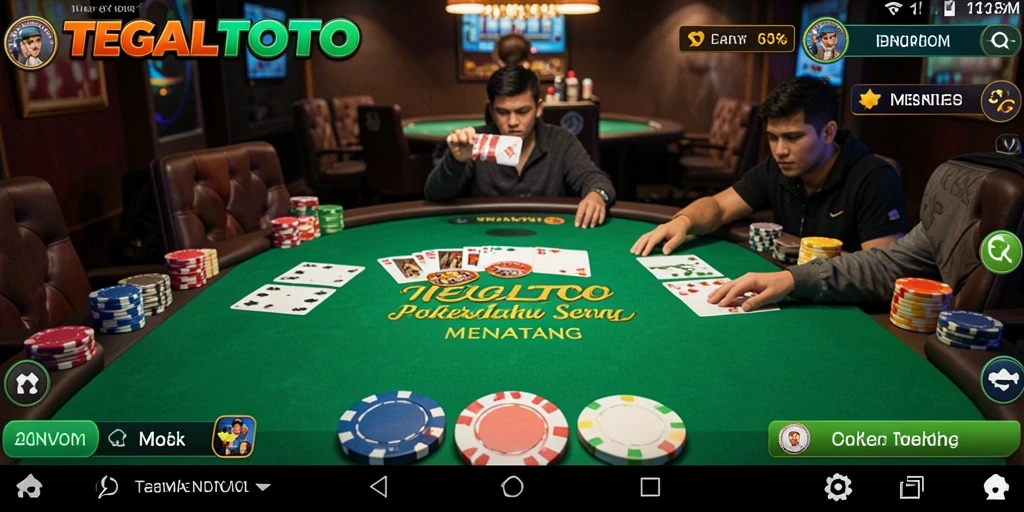 Tampilan gameplay TEGALTOTO yang mendebarkan di layar.