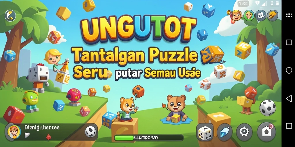 Tampilan gameplay <strong>UNGUTOTO</strong> yang memikat dan penuh tantangan teka-teki.